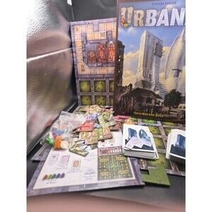 Mayfair Board Game Urbania City Building Box Complete Simone Lucien